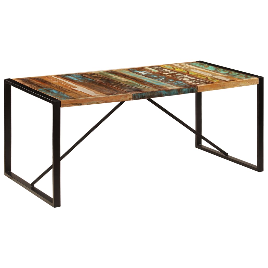 vidaXL Spisebord 180x90x75 cm gjenvunnet heltre - Møbler > Bord > Spisebord
