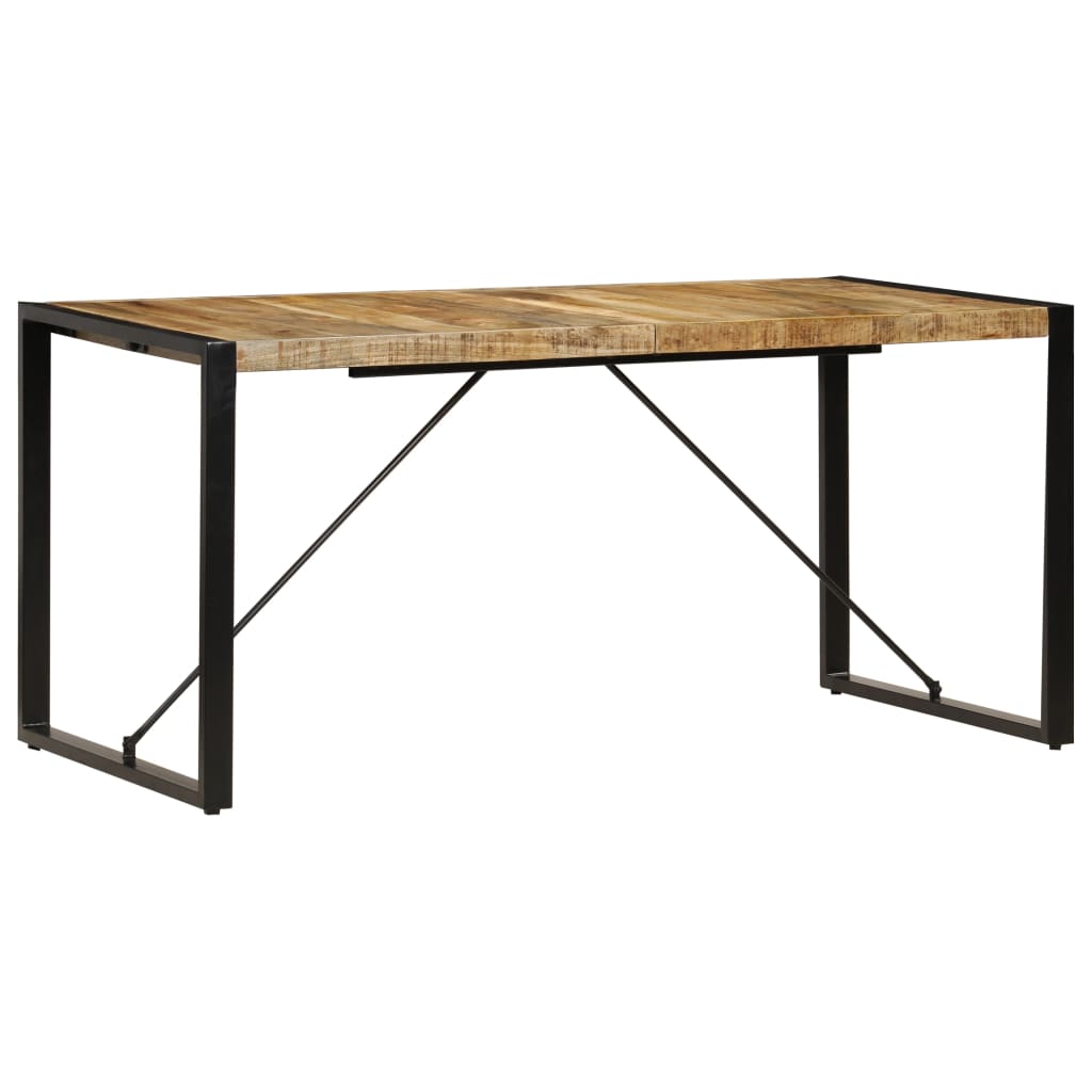 

vidaXL Eettafel 160x80x75 cm massief mangohout