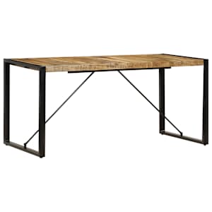 Jídelní stůl 160 x 80 x 75 cm masivní mangovníkové dřevo - obrázek 2