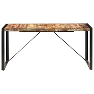 Jídelní stůl 160 x 80 x 75 cm masivní recyklované dřevo - obrázek 3