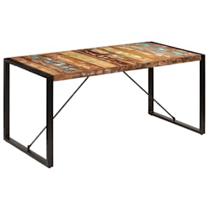 Jídelní stůl 160 x 80 x 75 cm masivní recyklované dřevo - obrázek 9