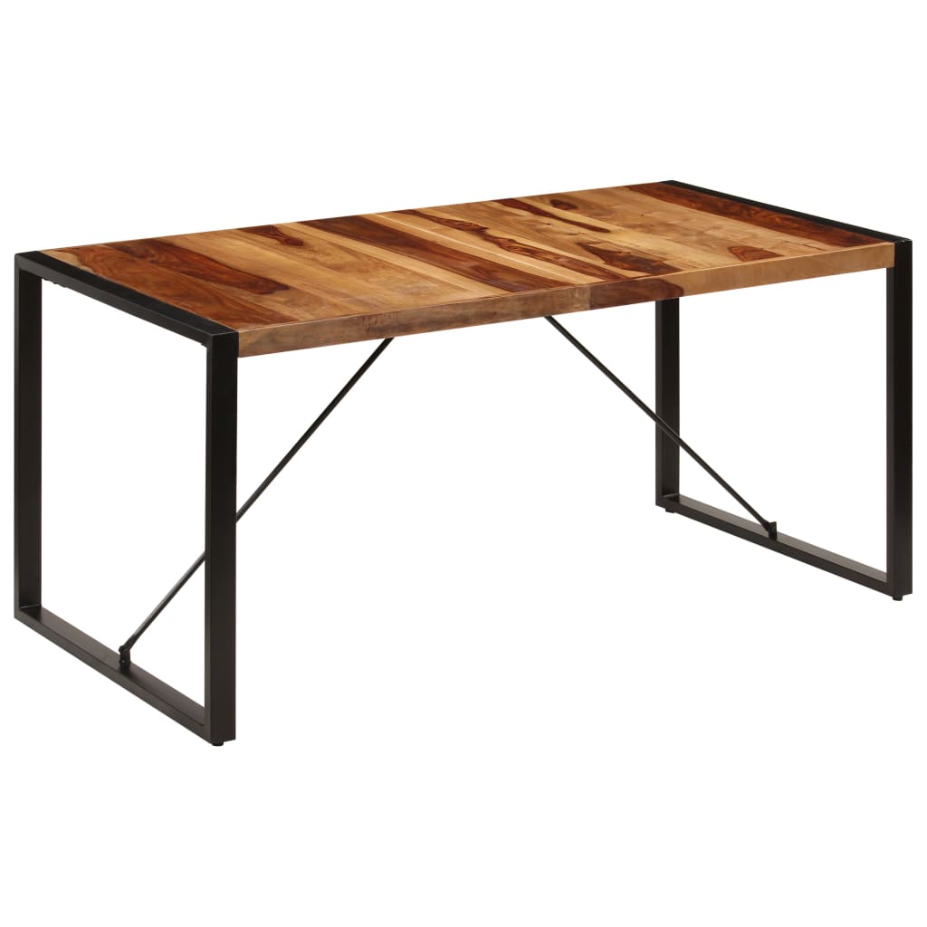 virtuves galds, 160x80x75 cm, masīvs rožkoks