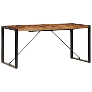 Jídelní stůl 160 x 80 x 75 cm masivní akáciové dřevo - obrázek 2