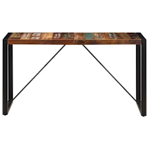 Jídelní stůl 140 x 70 x 75 cm masivní recyklované dřevo - obrázek 2
