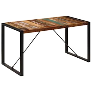 Jídelní stůl 140 x 70 x 75 cm masivní recyklované dřevo - obrázek 10