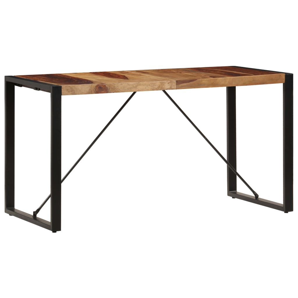 virtuves galds, 140x70x75 cm, masīvs rožkoks