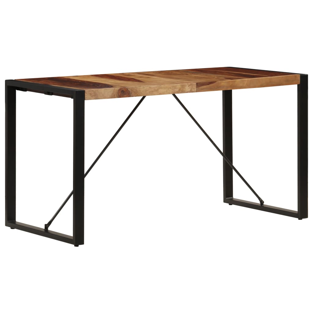 Blagovaonski stol od masivnog drva šišama 140 x 70 x 75 cm