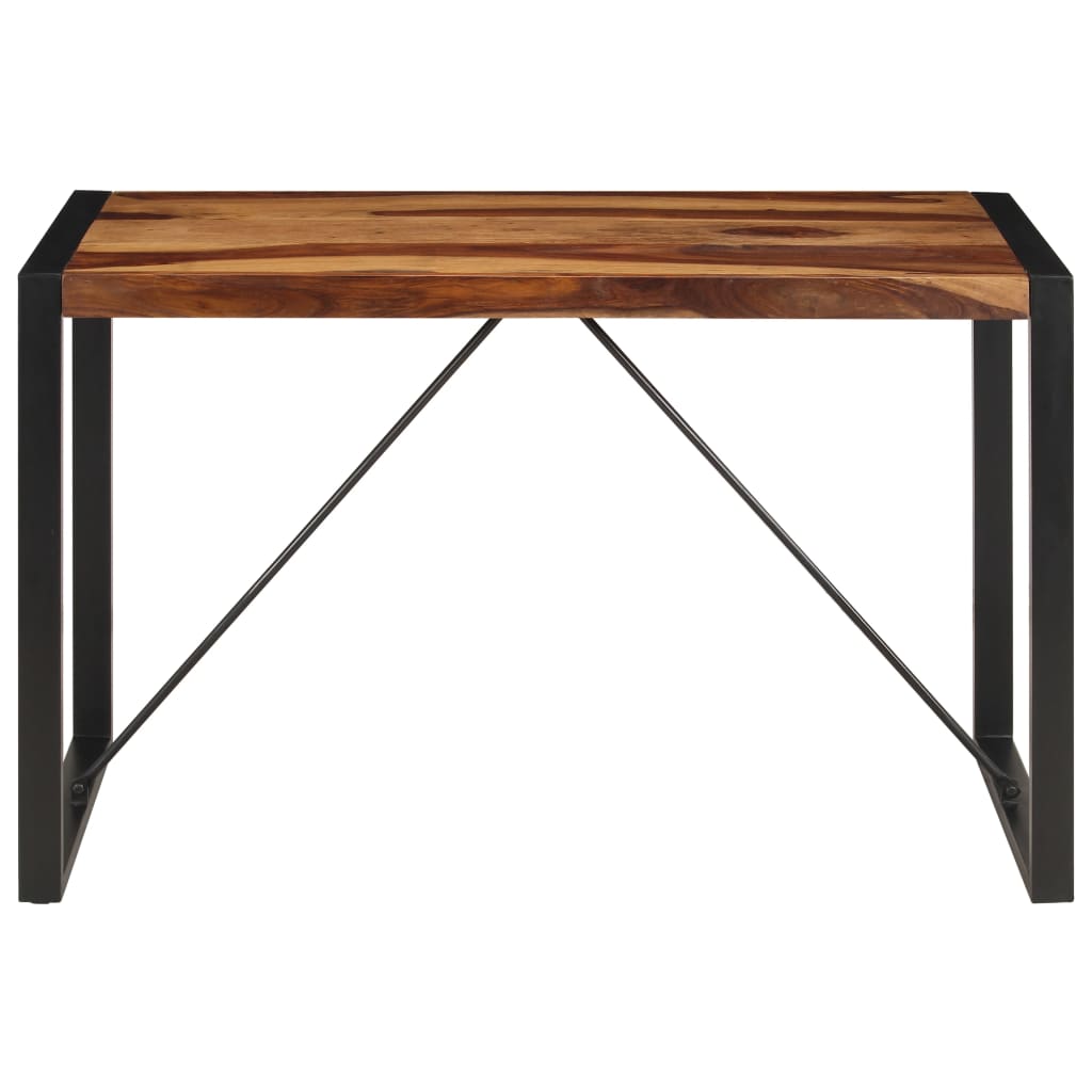 Jídelní stůl 120 x 60 x 76 cm masivní sheeshamové dřevo