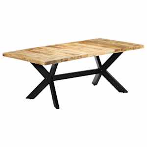 Jedilna miza 200x100x75 cm trden mangov les