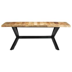 vidaXL Dining Table 200x100x75 cm Solid Mango Wood