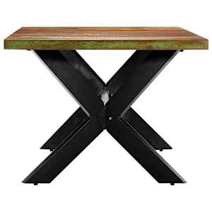 Jídelní stůl 200 x 100 x 75 cm masivní recyklované dřevo - obrázek 3