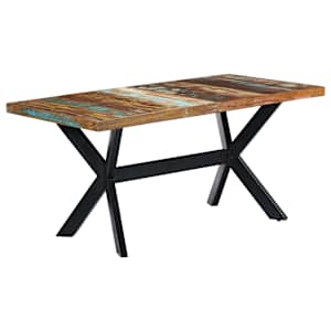 Jídelní stůl 160 x 80 x 75 cm masivní recyklované dřevo - obrázek 11