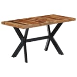 vidaXL Dining Table 140x70x75 cm Solid Sheesham Wood