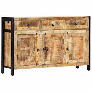 Příborník 120 x 35 x 76 cm masivní mangovníkové dřevo - obrázek 12