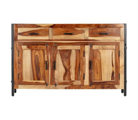 vidaXL Sideboard 47.2"x13.8"x29.5" Solid Sheesham Wood