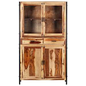 vidaXL Komoda, 100x40x175 cm, rausvosios dalbergijos medienos masyvas