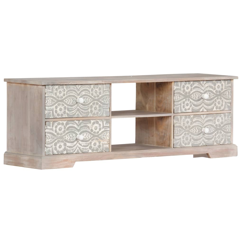 

vidaXL TV Cabinet 47.2"x11.8"x15.7" Solid Acacia Wood