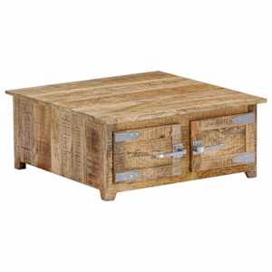 Konferenční stolek 70 x 70 x 30 cm masivní mangovníkové dřevo - obrázek 13