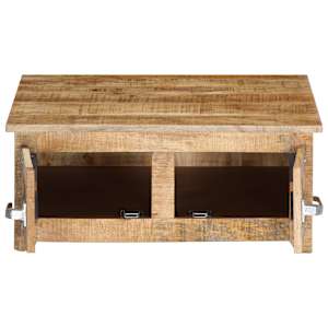 Konferenční stolek 70 x 70 x 30 cm masivní mangovníkové dřevo - obrázek 5