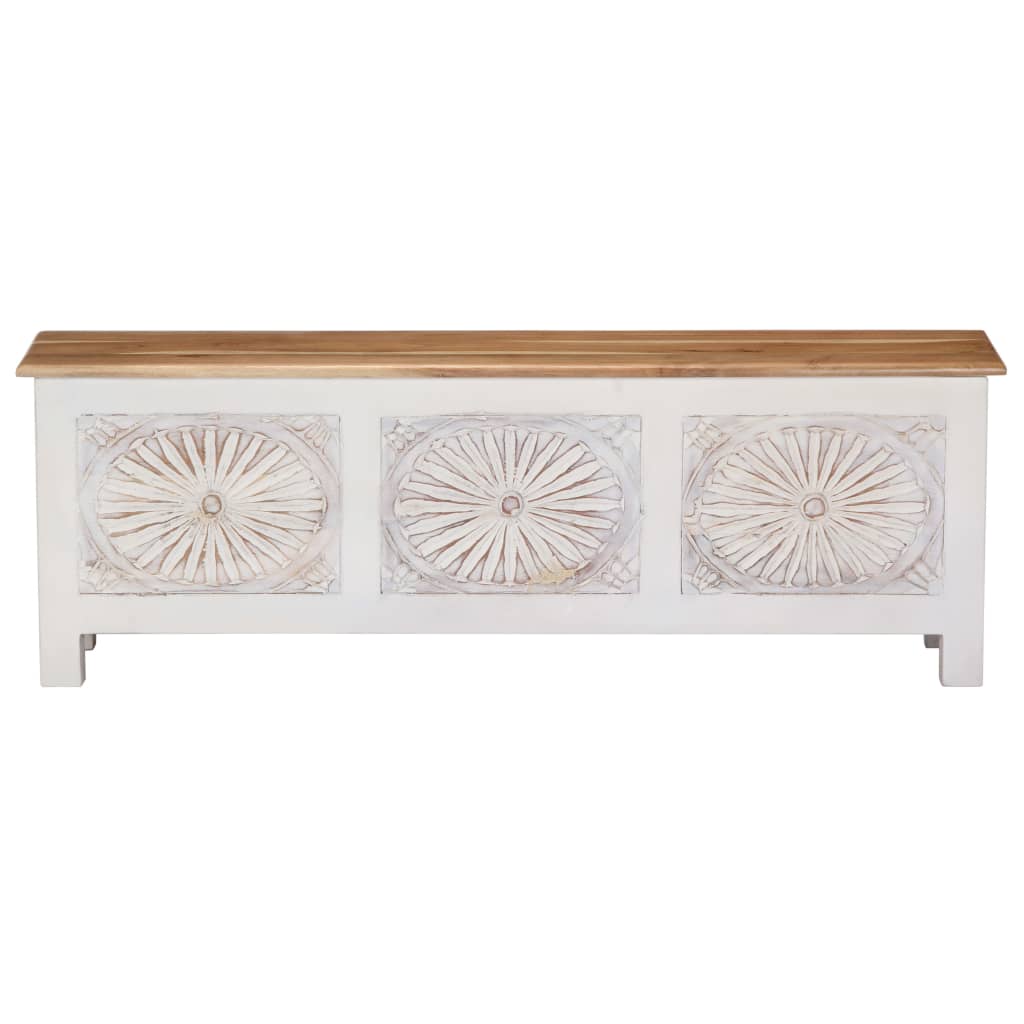 

vidaXL Opbergkist 120x30x40 cm massief acaciahout