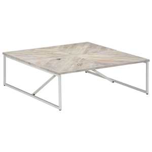 Konferenční stolek 110 x 110 x 36 cm masivní mangovníkové dřevo - obrázek 1