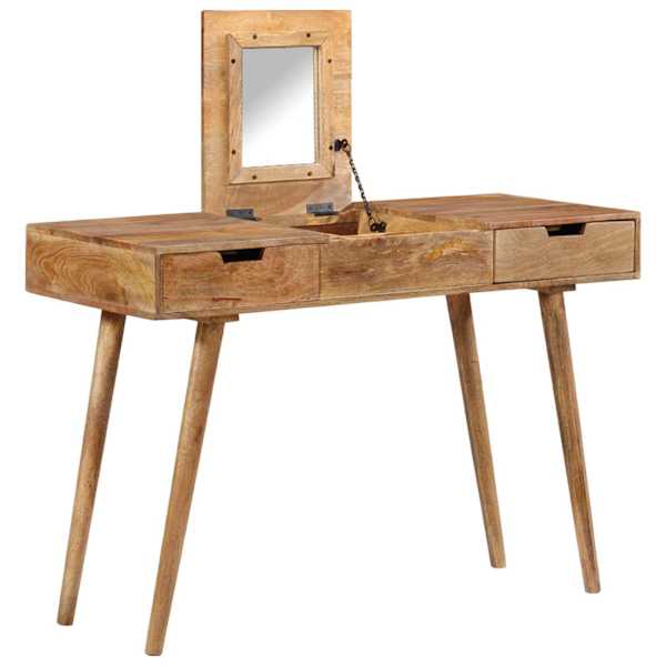 vidaXL tualettlaud, 112 x 45 x 76 cm, mangopuit