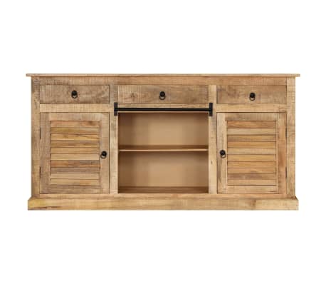 vidaXL Beistellschrank 160×38×80 cm Massivholz Mango