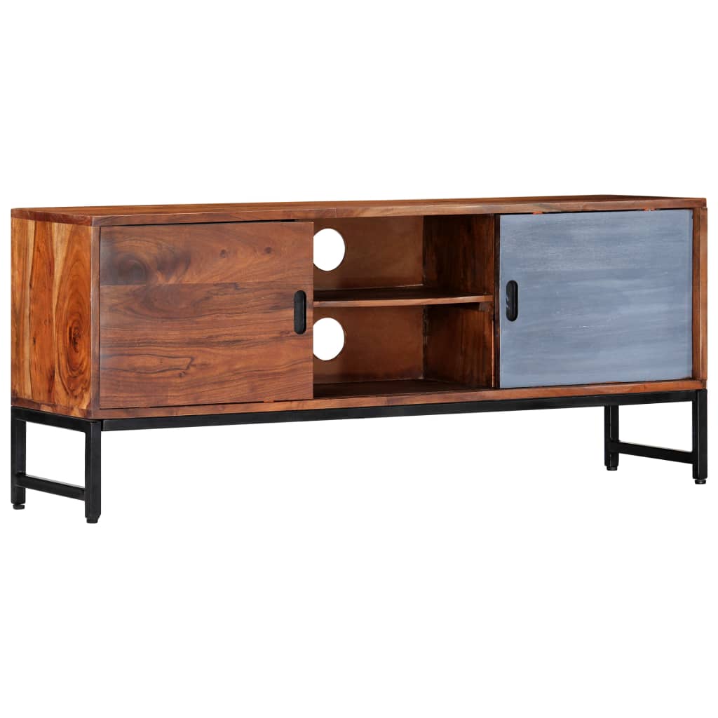 Comodă TV, 120 x 30 x 49 cm, lemn masiv de acacia