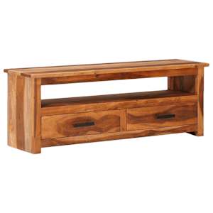 TV stolek 118 x 30 x 40 cm masivní dřevo - obrázek 12
