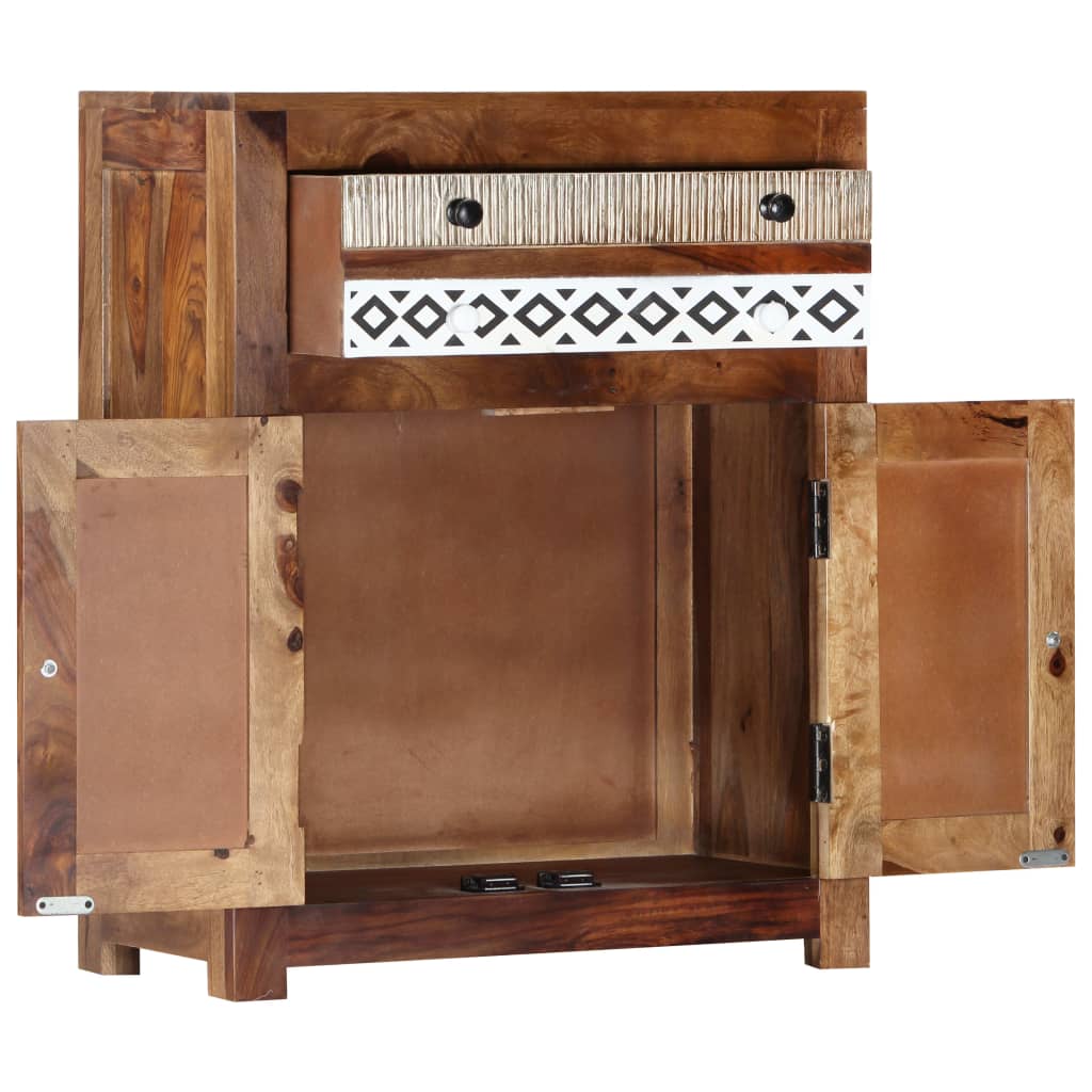 Odkládací skříňka 60 x 30 x 75 cm masivní sheeshamové dřevo