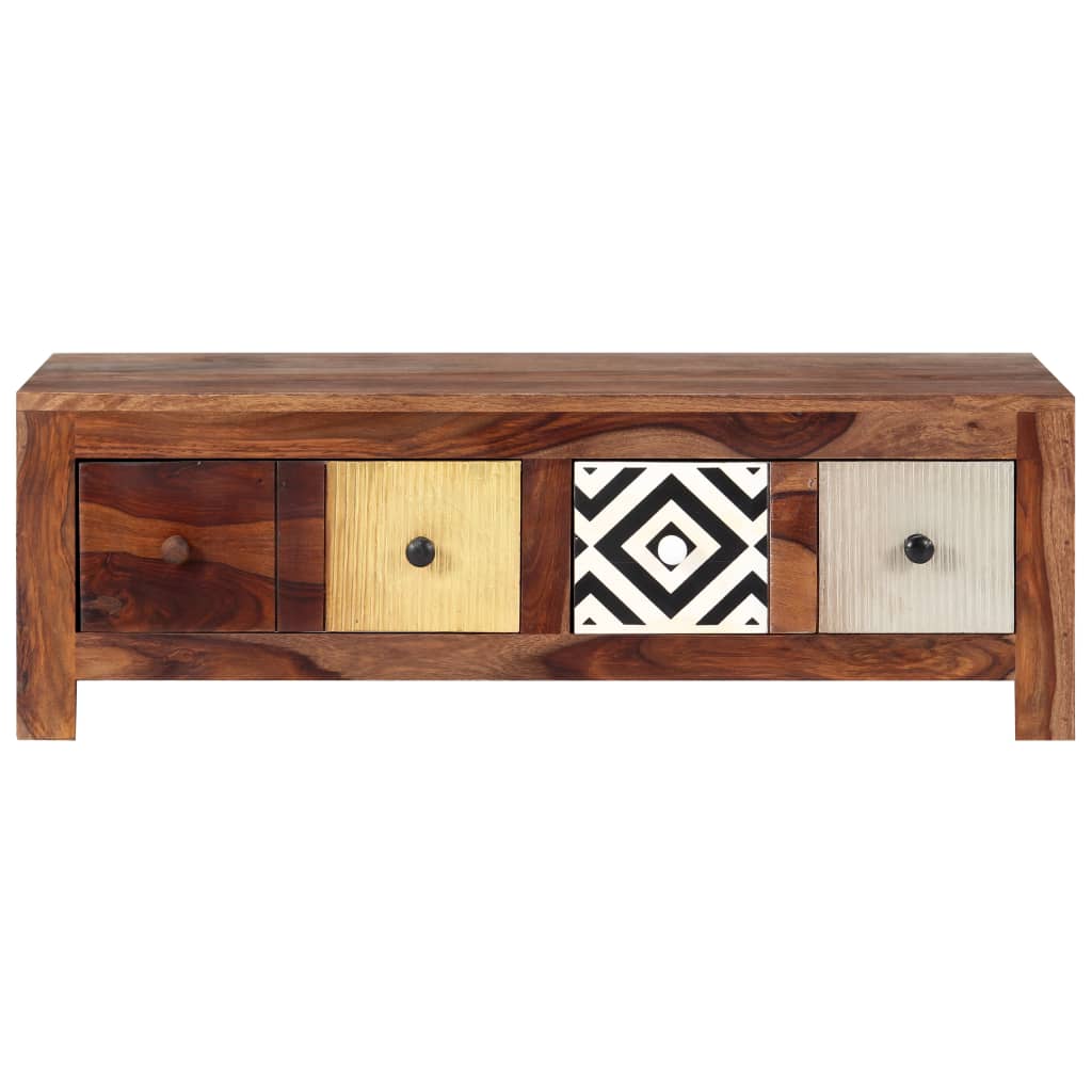 

vidaXL Salontafel 90x50x30 cm massief sheeshamhout