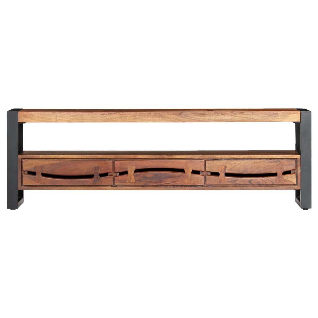 

vidaXL Tv-meubel 140x30x45 cm massief acaciahout