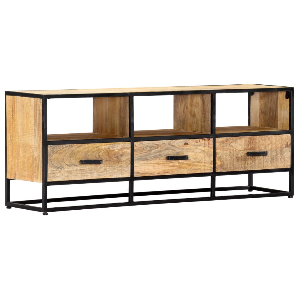 vidaXL TV-Schrank 120x30x45 cm Massivholz Mango