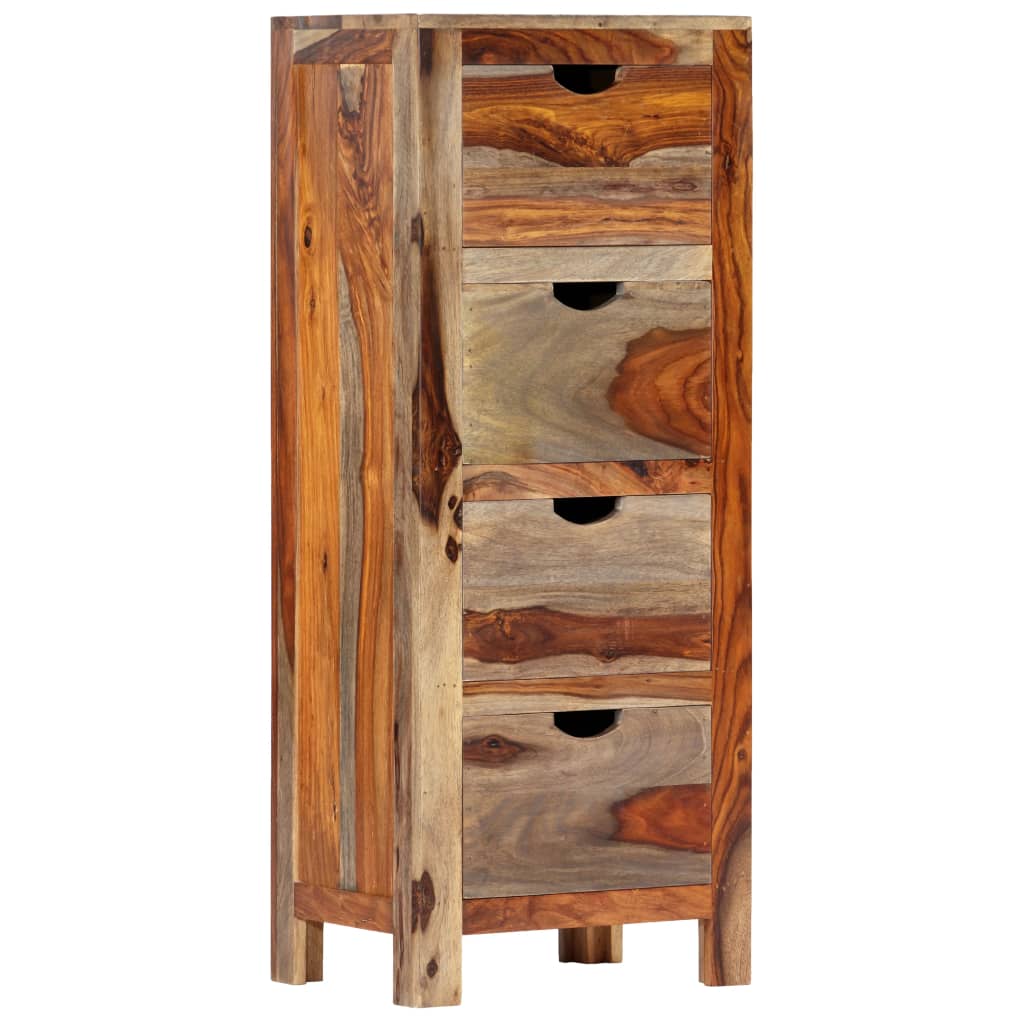 vidaXL Dulap cu sertar, 40 x 30 x 100 cm, lemn masiv de sheesham vidaXL