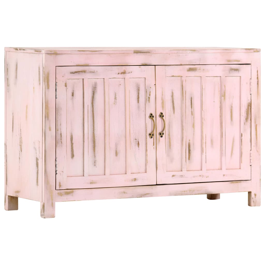 Solid Mango Wood Sideboard 2 Doors Side Cabinet Highboard Cupboard vidaXL offres