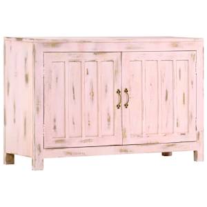 Příborník světle růžový 110x35x70 cm masivní mangovníkové dřevo - obrázek 11