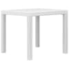 vidaXL aialaud 79 x 79 x 72 cm rotangi v&auml;limusega plast, valge