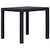 vidaXL aialaud 79 x 79 x 72 cm rotangi v&auml;limusega plast, antratsiit