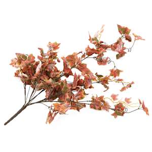 vidaXL kunstige vindrueblade 2 stk. 90 cm r&oslash;d