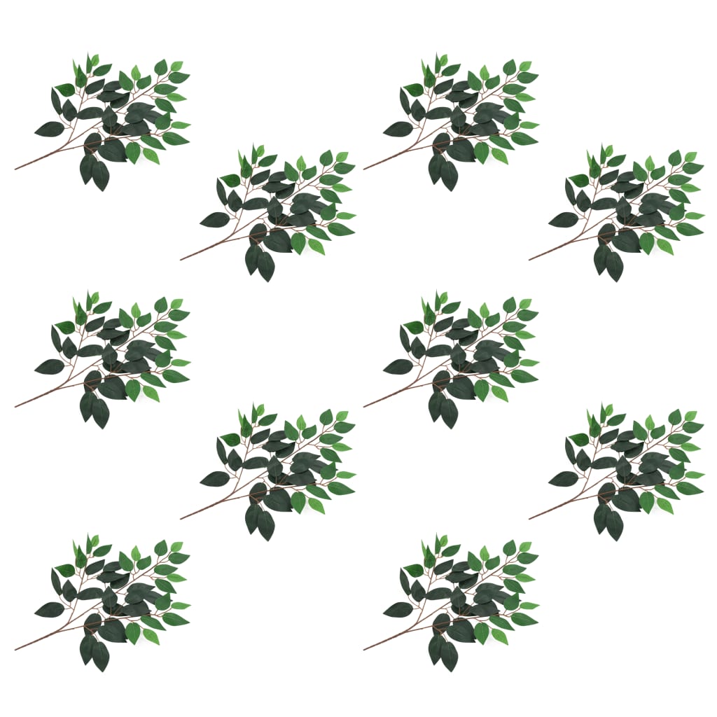 vidaXL Kunstbladeren vijg 10 st 65 cm groen vidaXL Kunstbladeren vijg 10 st 65 cm groen