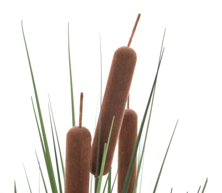 vidaXL Kunstig gressplante med sivaks 60 cm