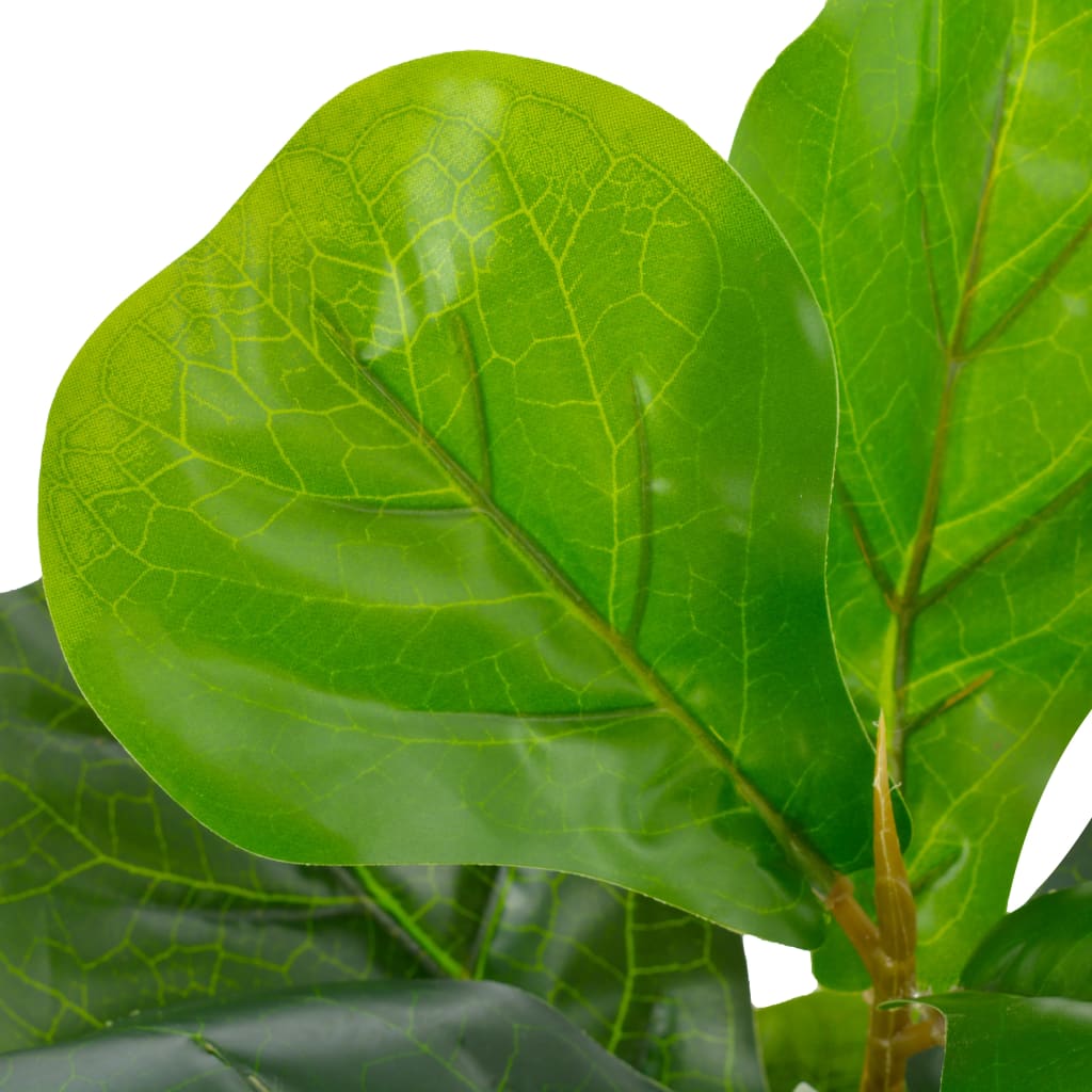 vidaXL Plantă artificială ficus cu ghiveci, verde, 45 cm