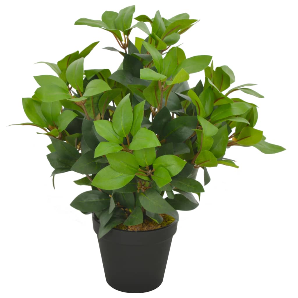 vidaXL Plantă artificială dafin cu ghiveci, verde, 40 cm vidaxl.ro