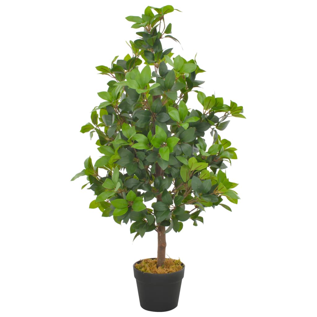 vidaXL Plantă artificială dafin cu ghiveci, verde, 90 cm