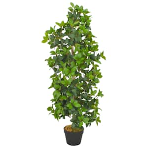 Umělá rostlina vavřín vznešený s květináčem zelená 120 cm - obrázek 1