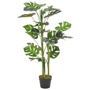 Umělá rostlina monstera s květináčem zelená 100 cm