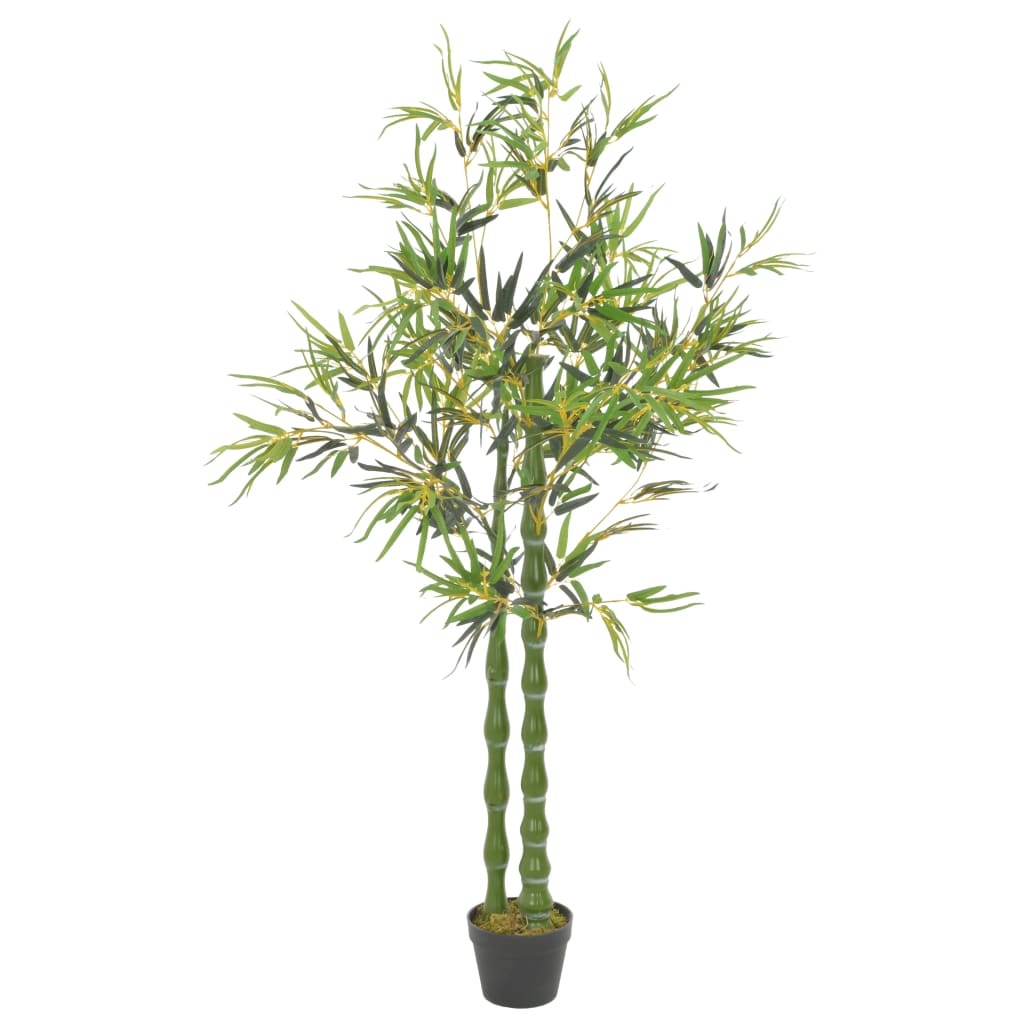 vidaXL Plantă artificială bambus cu ghiveci, verde, 160 cm vidaXL imagine model 2022