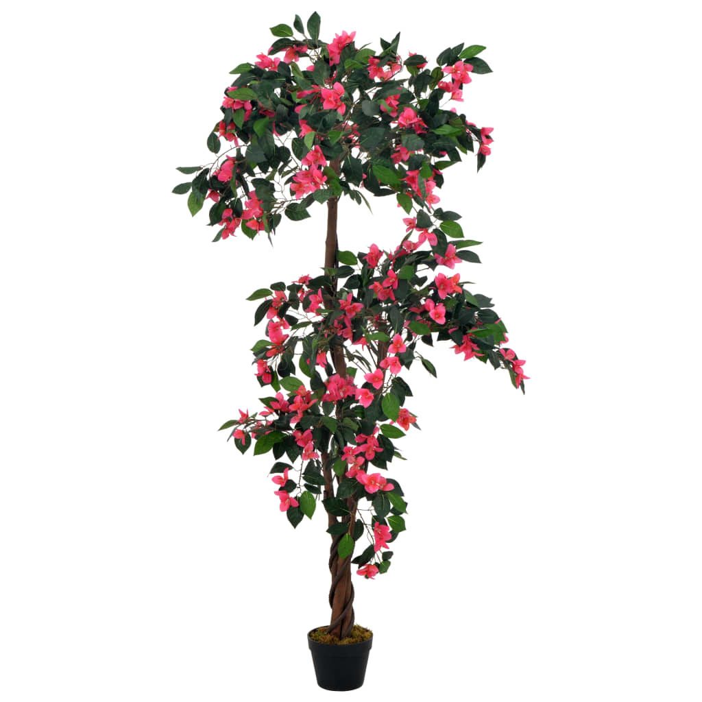 Kunstplant met pot rododendron 165 cm roze