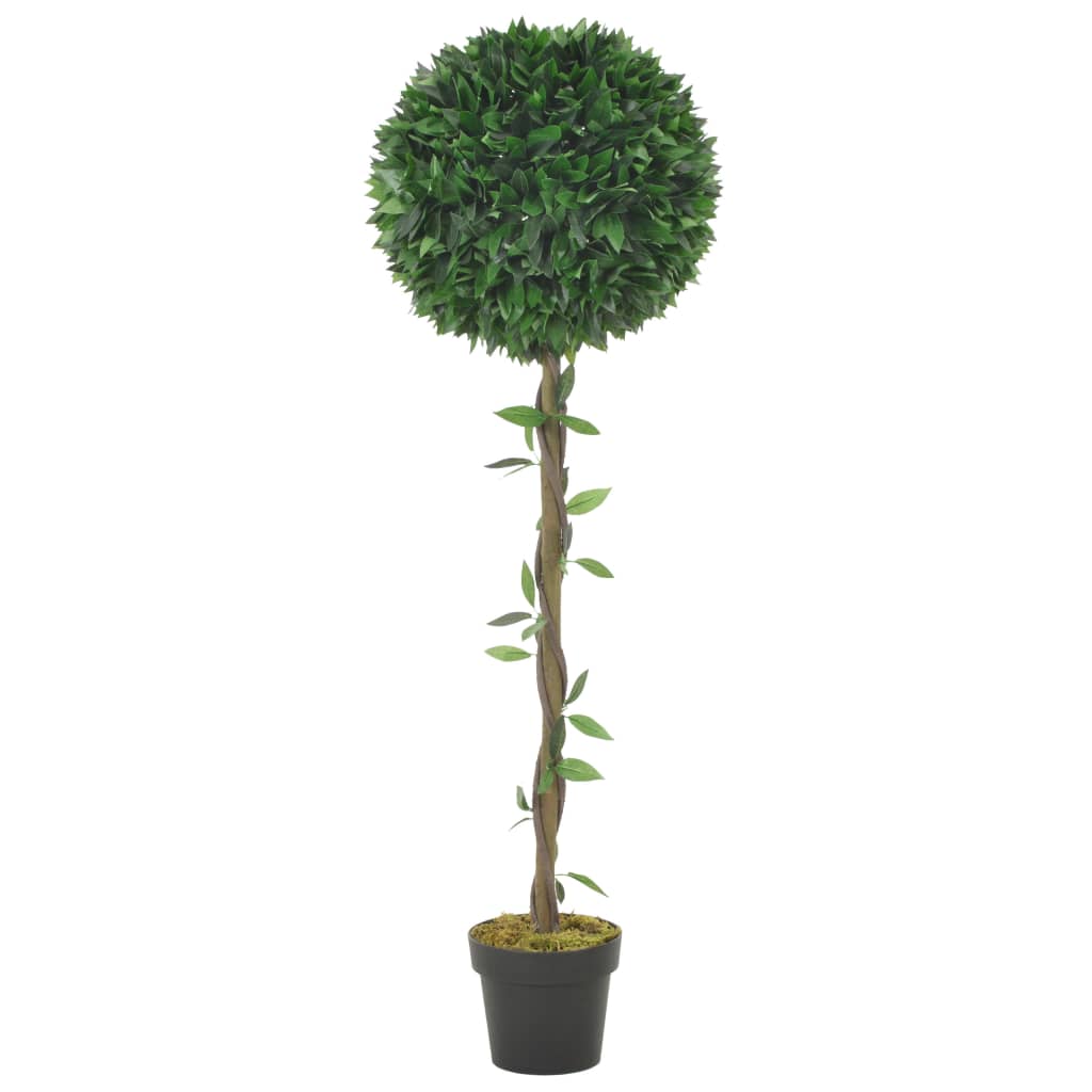 vidaXL Plantă artificială dafin cu ghiveci, verde, 130 cm