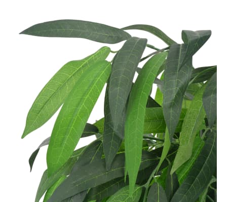 vidaXL Plante artificielle Manguier avec pot Vert 140 cm
